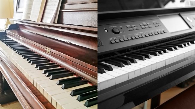  difference between acoustic and digital piano