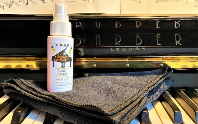 how to clean piano wood