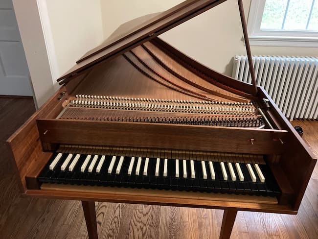 Harpsichord keys