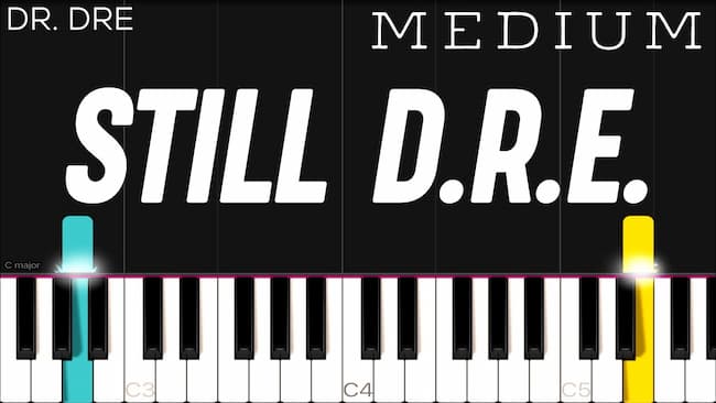 how to play still dre on piano